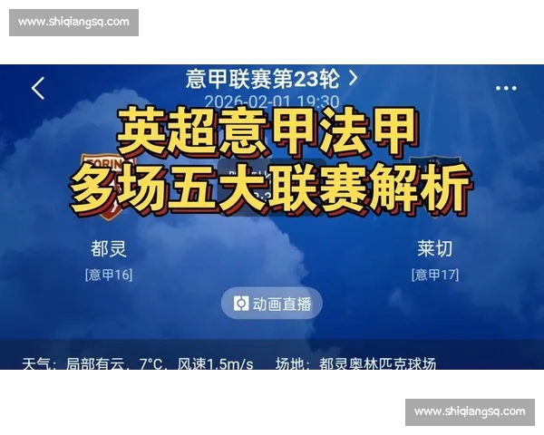 五大联赛全程直播平台推荐与赛事精彩回顾指南